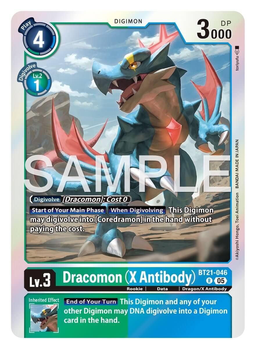 digital monster card game digimon 15th anniversary box Dracomon (X Antibody) [BT21-046] – Vault of the Cards