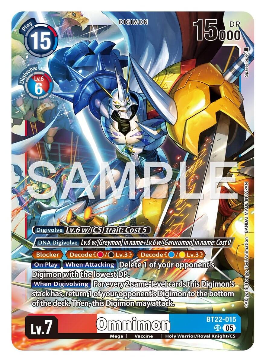Omnimon [BT22-015] – Vault of the Cards