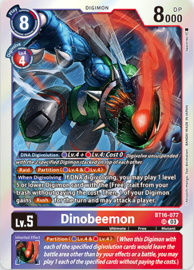 Dinobeemon BT16-077