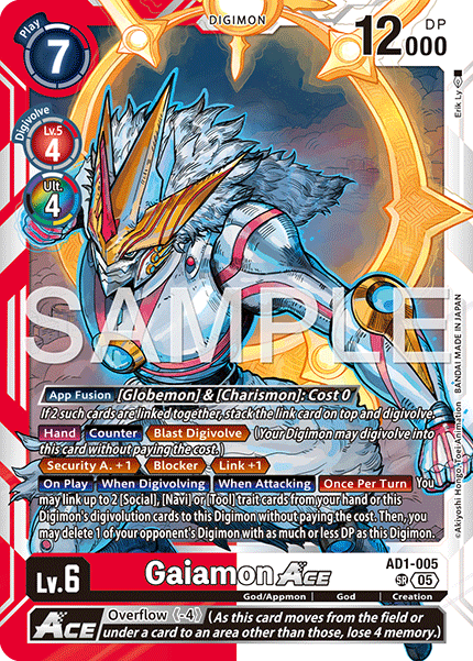 Gaiamon Ace [AD01-005] Super Rare