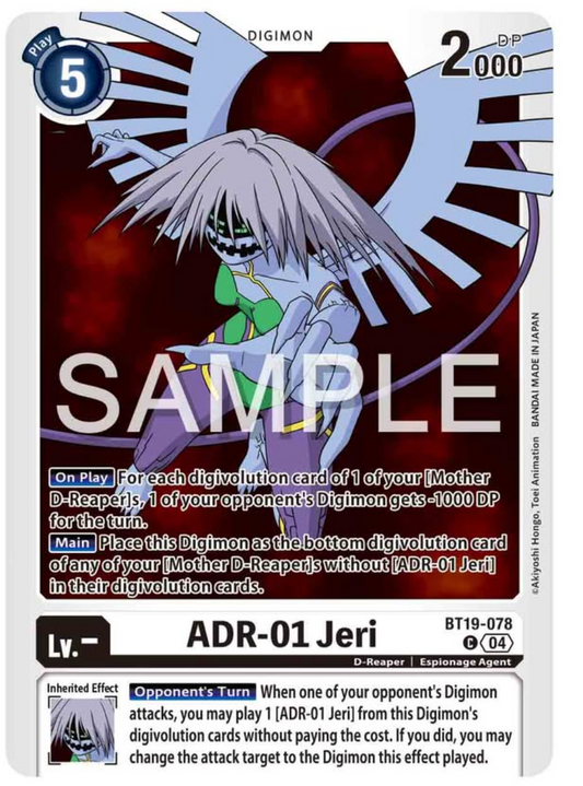 ADR-01 Jeri [Bt19-078]