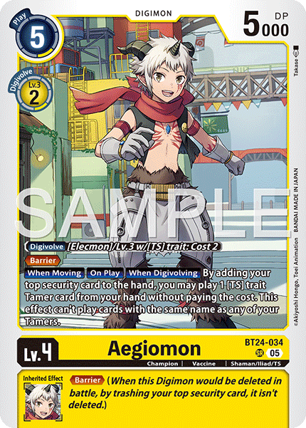 Aegiomon [BT24-034] Super Rare
