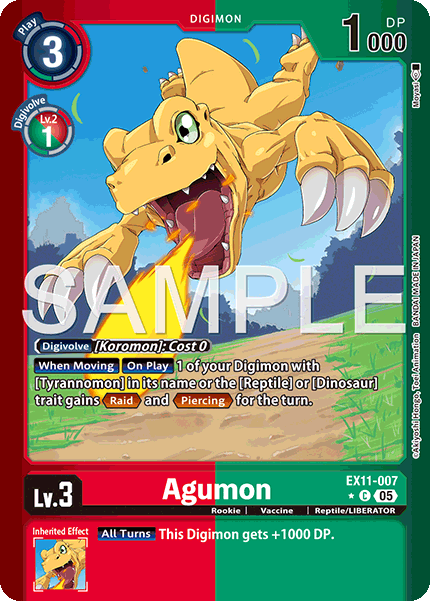 Agumon [EX11-007] Alt Art
