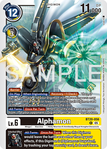 Alphamon [BT20-056] Rare