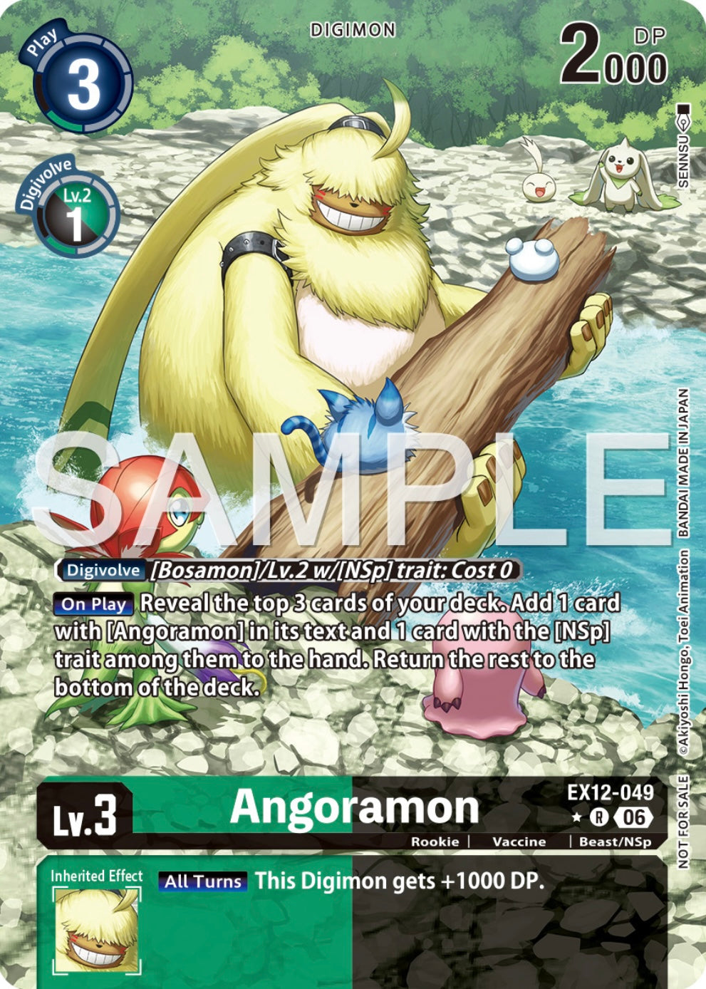 Angoramon [EX12-049] - Rare Alt Art