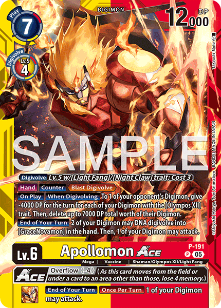 Apollomon Ace [P-191] - Promo