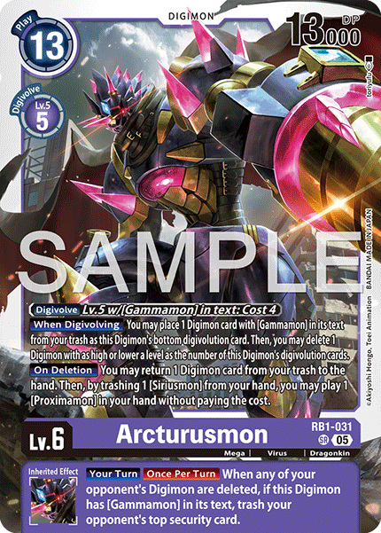 Arcturusmon [RB01-031] Super Rare