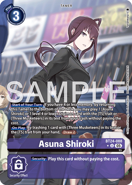 Asuna Shiroki [BT24-088] Limited Foil