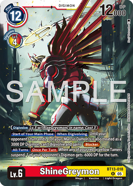 RizeGreymon [BT13-018] Rare