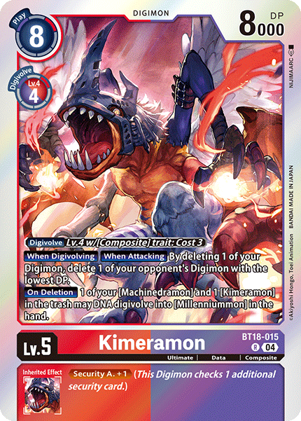 Kimeramon [BT18-015] Rare