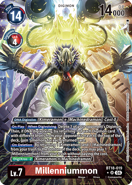 Alternative Art Millenniummon [BT18-019] Super Rare