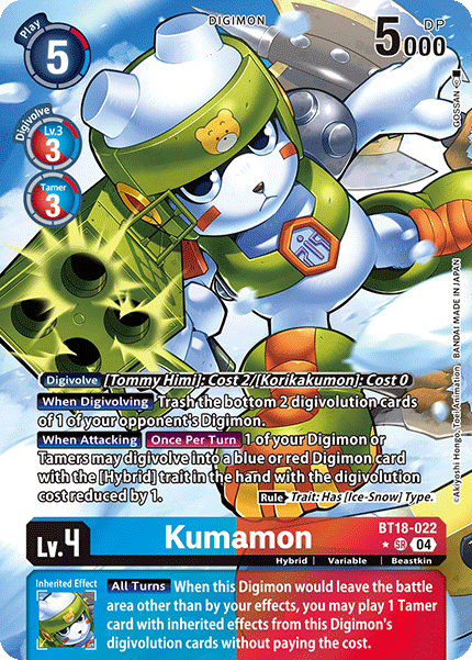 Kumamon [BT18-022] - Alternative Art