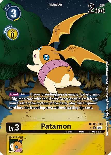 Alternative Art Patamon [BT18-033] Box Topper