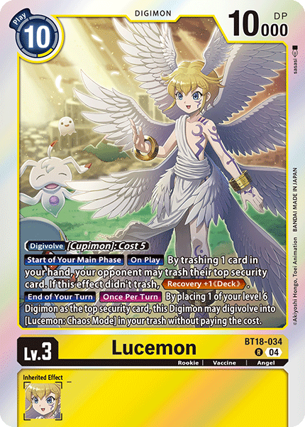 Lucemon [BT18-034] Rare