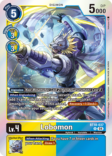 Lobomon [BT18-037] Rare