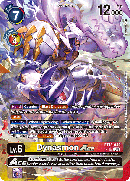 Dynasmon Ace [BT18-040] - Alternative Art