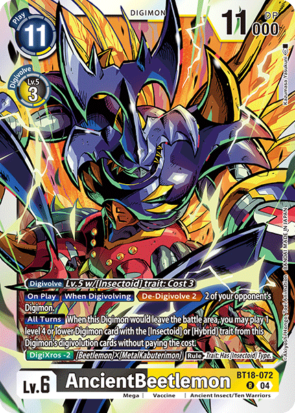 AncientBeetlemon [BT18-072] Rare