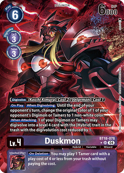 Duskmon [BT18-078] - Alternative Art