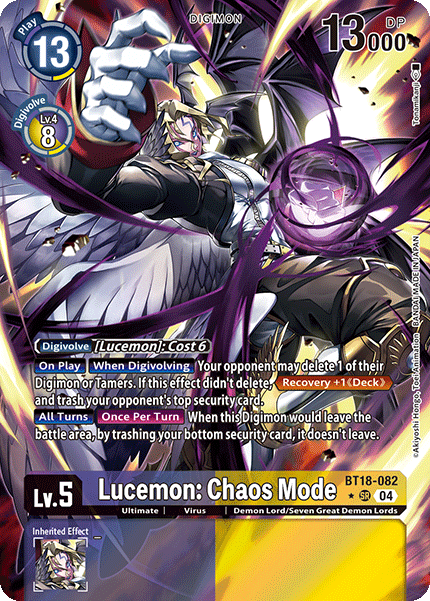 Lucemon: Chaos Mode [BT18-082] - Alternative Art