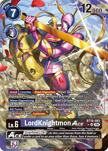 LordKnightmon Ace [BT18-083] - Alternative Art