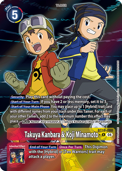 Alternative Art Takuya Kanbara & Koji Minamoto [BT18-088] Rare