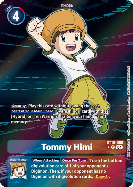 Alternative Art Tommy Himi [BT18-089] Box Topper