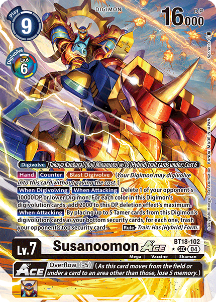 Alternative Art Susanoomon Ace [BT18-102] Secret