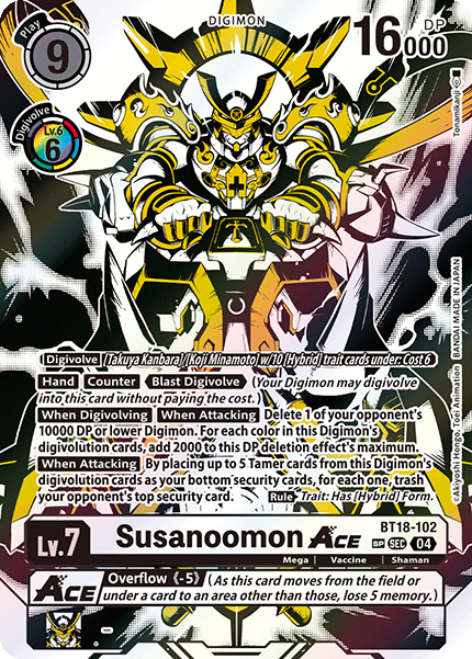 Special Print Susanoomon Ace [BT18-102] Secret