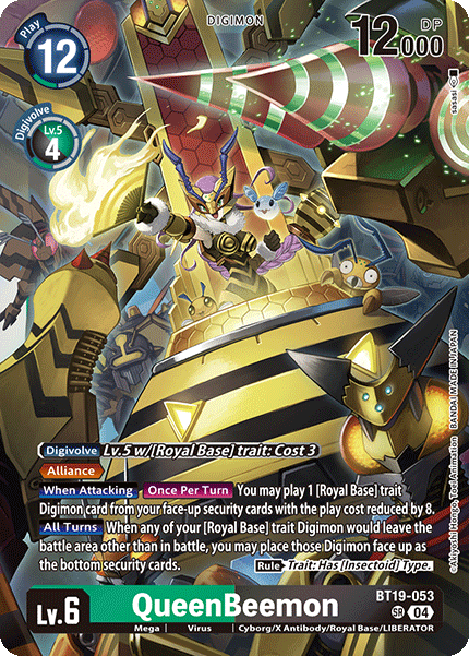 QueenBeemon [BT19-053] Super Rare