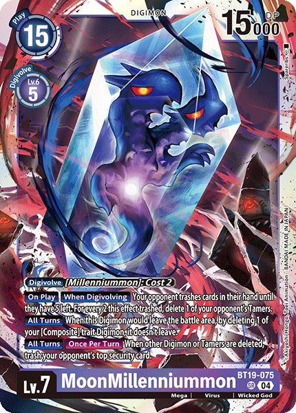 Moonmillenniummon [BT19-075] Super Rare