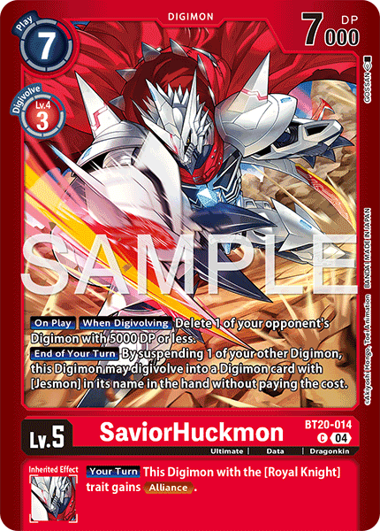 SaviorHuckmon [BT20-014] - Common