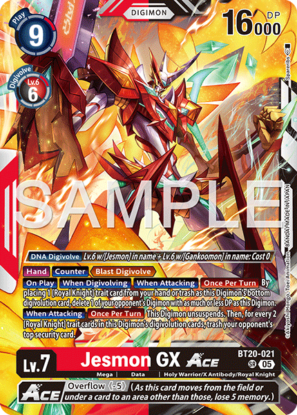 Jesmon GX Ace [BT20-021] Super Rare