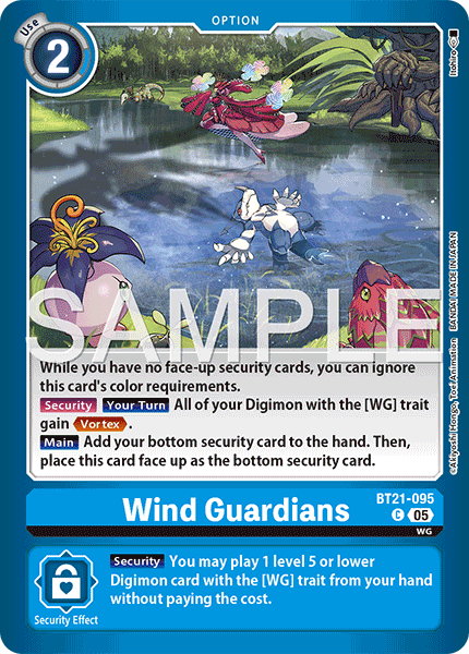 Wind Guardians [BT21-095] - Common