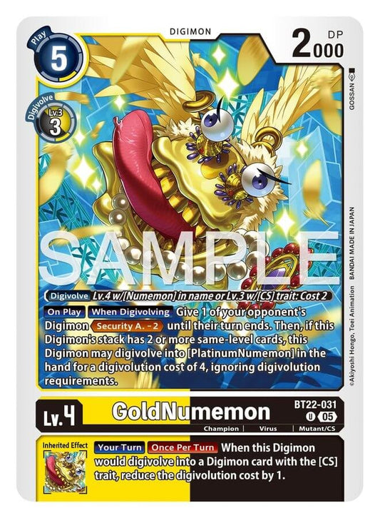 GoldNumemon [BT22-031]