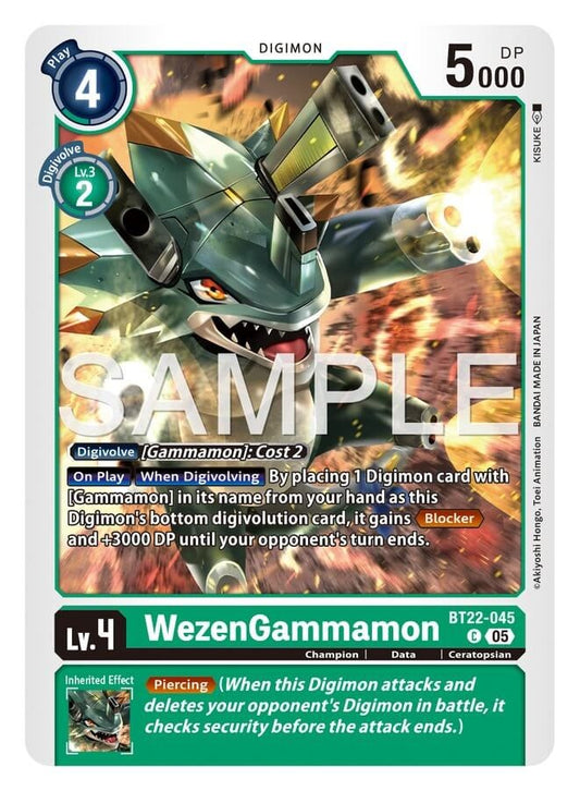 WezenGammamon [BT22-045]