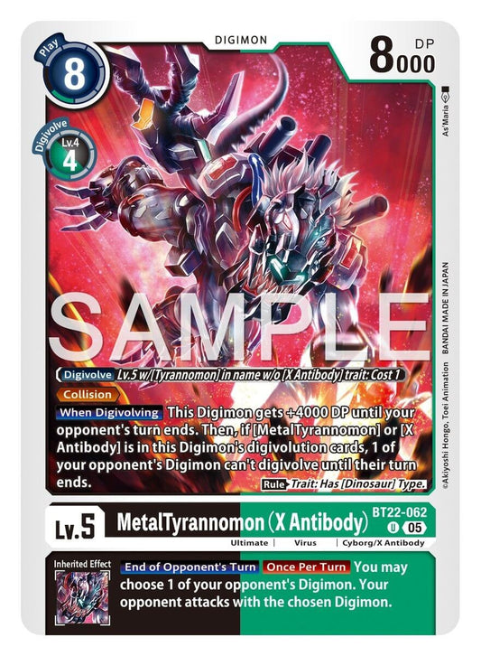 Metaltyrannomon (X Anitbody) [BT22-062]