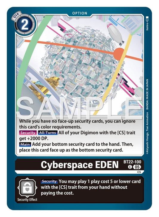 Cyberspace Eden [BT22-100]
