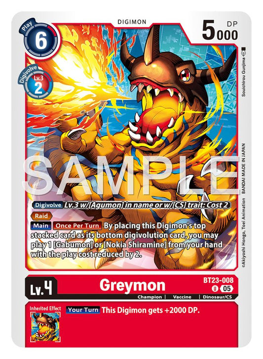 Greymon [BT23-008]