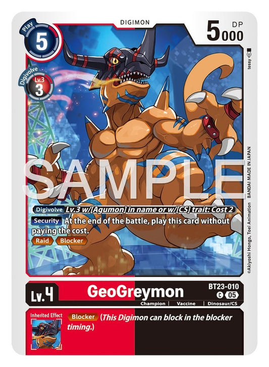 GeoGreymon [BT23-010]