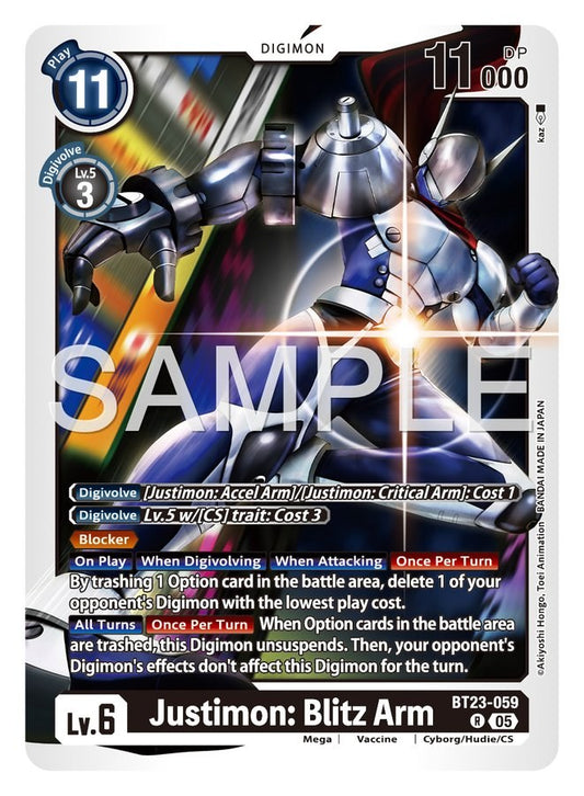 Justimon: Blitz Arm [BT23-059]