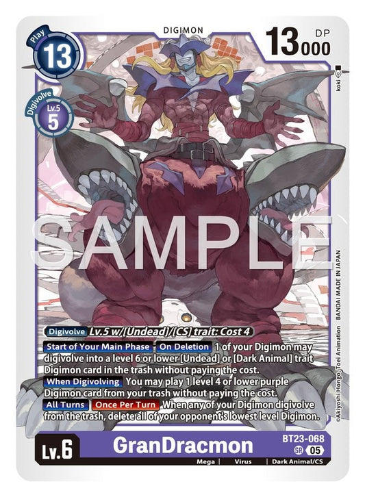 GranDracmon [BT23-068]