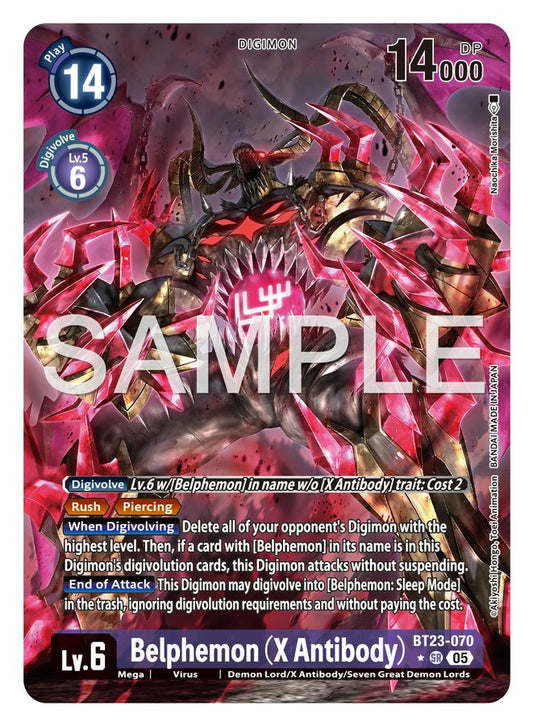 Belphemon{X Antibody} [BT23-070] Alternate Art
