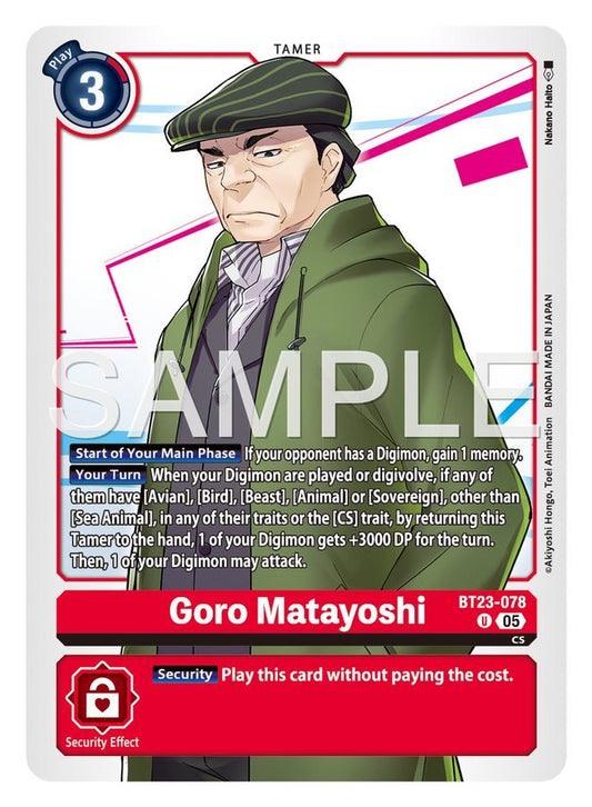 Goro Matayoshi [BT23-078]