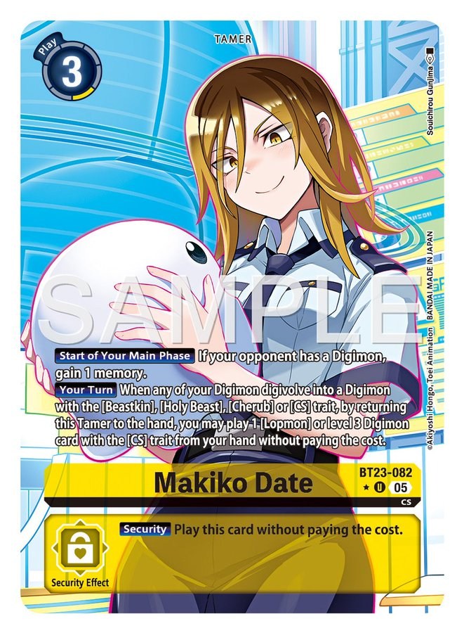 Makiko Date [BT23-082] Alternate Art