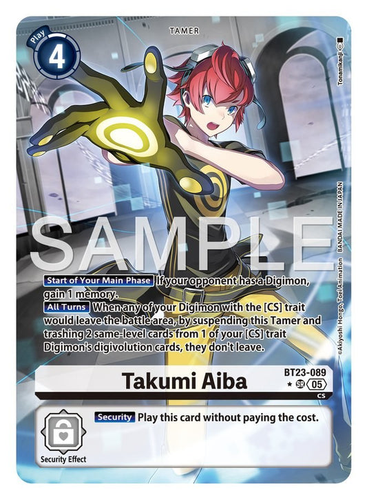 Takumi Aiba [BT23-089] Alternate Art