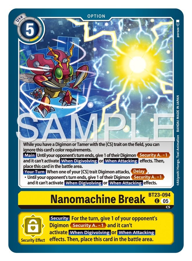 Nanomachine Break [BT23-094]