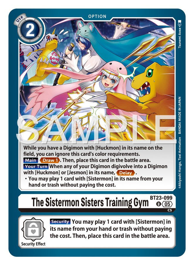 The Sistermon Sister Training Gym [BT23-099]