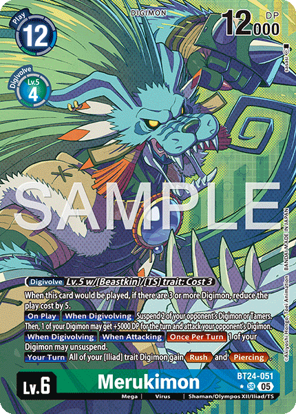 Merukimon [BT24-041] Super Rare Alternate Art