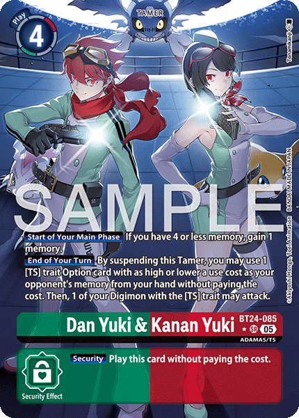 Dan Yuki & Kanan Yuki [BT24-085] Super Rare Alt Art