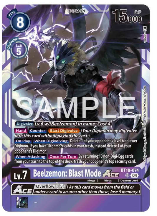 Beelzemon: Blast Mode [Bt19-074